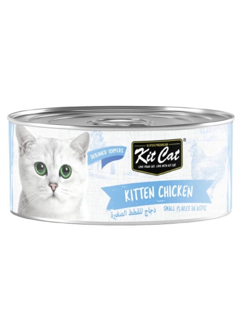 Kit Cat Super Premium Kitten Chicken in Aspic 50g (Pack of 6) - Image 3